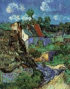 Vincent Van Gogh Houses in Auvers oil painting